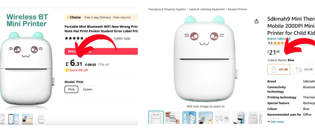 comparison price